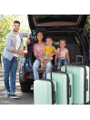 Ensemble de bagages (cabine, moyen et grand) Skapt Lisboa en ABS extensible avec une capacité allant jusqu'à 200L