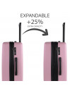 Luggage Set (Cabin, Medium And Large) Skapt Lisboa In Extendable Abs With Capacity Up To 200L