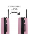 Set Of 2/3 Suitcases (Cabin, Medium And Large) Lisboa Rigida With Capacity Of 97 L