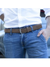 Ceinture Lois Pour Homme En Cuir Velours
