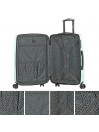 Valise 60 cms moyenne Skpat Lisboa Rigide en ABS extensible avec capacité de 65L TSA intégré