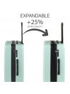 Valise 60 cms moyenne Skpat Lisboa Rigide en ABS extensible avec capacité de 65L TSA intégré