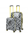 Set of 2/3 suitcases (Cabin, Medium and Large) Kenner rigid with capacity of 88 L