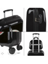 Valises imprimées de taille moyenne, rigides ou souples, d une capacité de 63 L