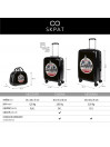 Valises imprimées de taille moyenne, rigides ou souples, d une capacité de 63 L