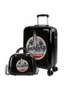 Printed cabin baggage rigid/soft with 34 L capacity