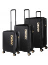 Set of 2/3 suitcases (Cabin, Medium and Large) Dkny-3105 Metro rigid with capacity of L