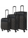Set of 2/3 suitcases (Cabin, Medium and Large) Dkny-1097 Street Cred rigid/soft with capacity of L