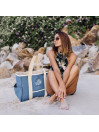 T-shirt in denim Lois Pfeiffer donna/uomo
