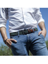 Cinturón De Hombre Lois En Textil-Piel Color