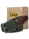 Lois Herren Gürtel In Textil-Lederfarbe