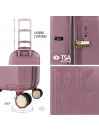 Set Of 2/3 Suitcases (Cabin, Medium And Large) Dkny-2004 Remix Rigida With Capacity Of L