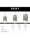Lot De 2/3 Valises (Cabine, Medium Et Large) Dkny-2004 Remix Rigida Avec Une Capacité De L