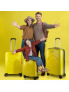 Medium Smiley rigid/soft suitcases with a capacity of 88 L