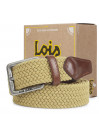 Cinto Lois Masculino Na Cor Tecido-Couro