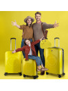 Medium Smiley rigid/soft suitcases with a capacity of 88 L