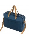 15" Damen/Herren Dokumentenhalter Lois Pasadena aus Polyester-Canvas-Kunstleder