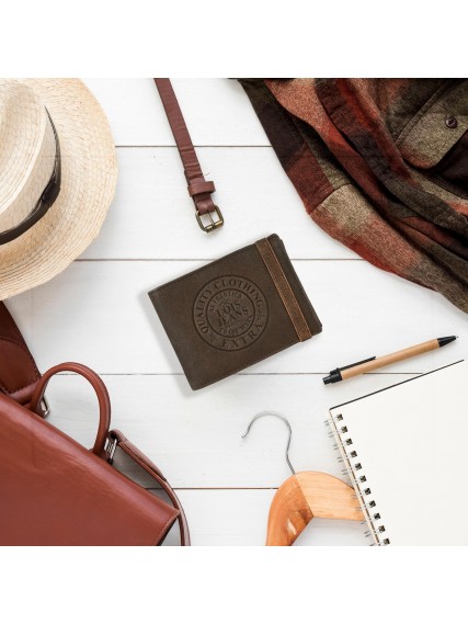 Cartera De Piel De Hombre...