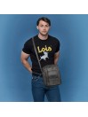 Borsa A Tracolla In Pelle Porta Tablet Da Donna/Uomo Lois Steens In Pelle
