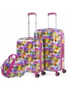 Medium suitcases Hearts Rigid colors with capacity of 60 L
