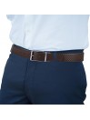 Cinturon Reversible 35Mm Piel Genui De Mujer/Hombre Jaslen Cinturones Jaslen En Piel Genuina