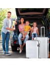 Set of luggage (Cabin and Median) Lois rigid with capacity of 90 L color