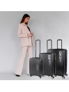 Set Di 2/3 Valigie (Cabina, Media E Grande) Dkny-3103 Simply Put Rigide Con Capacità Di L
