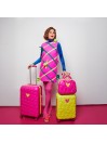 Agatha Ruiz De La Prada 50/60Cm Suitcase And Toiletry Bag Set