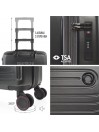 Padua Rigid Medium Suitcases With Capacity L