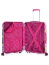 Set Of Suitcases (Cabin And Median) Rigid Polycarbonate Hearts With Capacity Of 95 L