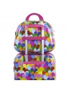 Valigie Medie Hearts Colori Rigidi Con Capacità Di 60 L