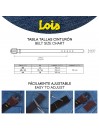 Lois women s belt in braided leather