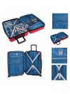 Luggage set (Cabin, Medium and Large) Skapt Lisboa in Extendable ABS with capacity up to 200L