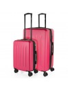Set of 2/3 suitcases (Cabin, Medium and Large) Lisboa rigida with capacity of 97 L