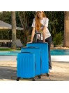 Luggage Set (Cabin, Medium And Large) Skapt Lisboa In Extendable Abs With Capacity Up To 200L
