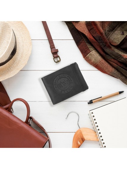 Cartera De Piel De Hombre...