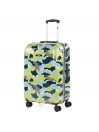 Suitcase 60cm Skpat camo rigid with capacity 64 L