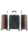Set Of 2/3 Suitcases (Cabin, Medium And Large) Tivoli Rigid/Soft With 96 L Capacity.