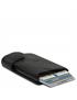 portefeuille/porte-cartes + trousseau de porte-clés noir 
