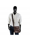 Bandoulière femme/homme Lois Desert en similicuir
