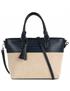 hand bag with strap navy