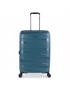 maleta 60cm azul metalico