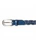 leather belt 20mm mid blue