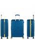 juego de maletas 50/70cm azul
