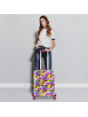 Suitcase Cabin Rigid Polycarbonate Hearts with capacity of 35 L and TSA