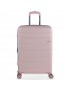 maleta 60cm rosa-plata