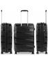 set trolleys 50/60/70cm+beauty case black