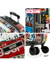 City rigid/soft cabin cases with a capacity of 38 L