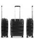 cabin suitcase and beauty black
