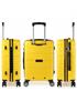 juego de maletas 50/70cm amarillo